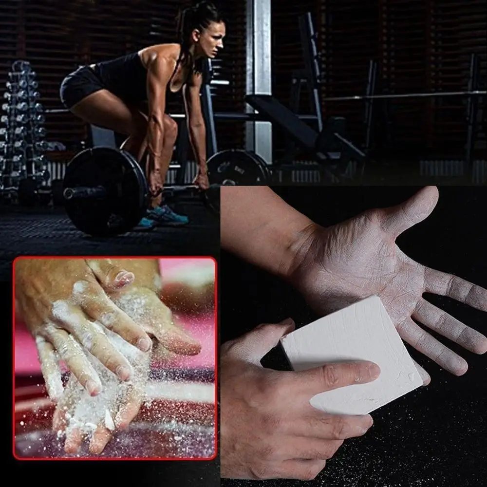 Anti-slip Gym Sport Gymnastics Weightlifting Powder Climbing Magnesium carbonate Chalk block barbell Rings Training