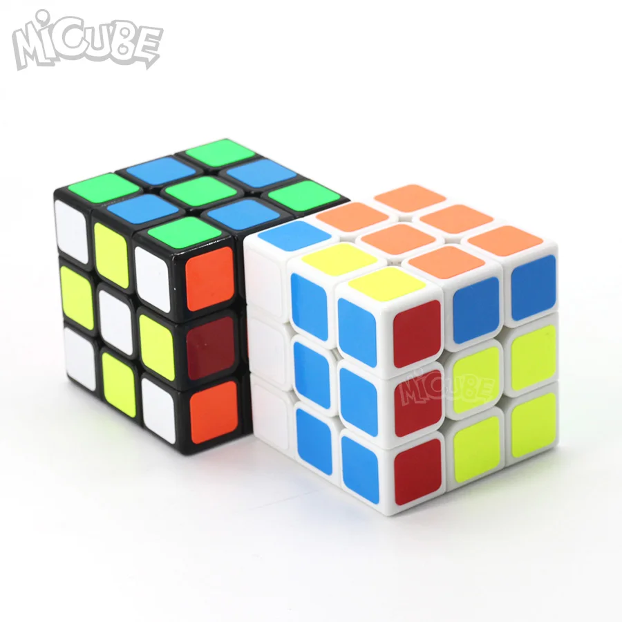 Shengshou Legend 3x3 магический куб скоростная головоломка Черно белая наклейка 56 мм