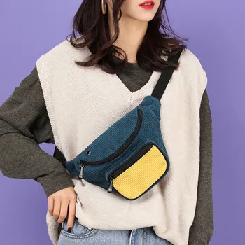 

Female Belt Fashion Women Zipper Messenger Bags Chest Bags Waist Bags Phone Bags Chest Handbag Unisex Fanny Soild Pack Purse
