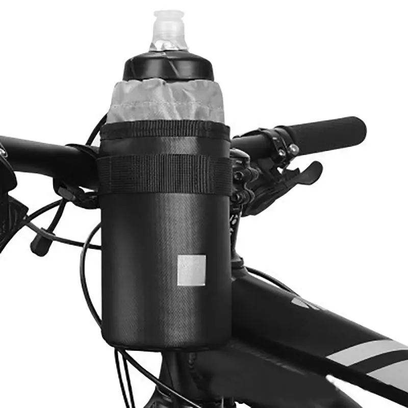 Изоляция фляга для велосипеда держатель сумка передний руль велосипеда висячая бутылка воды сумка велосипед аксессуар