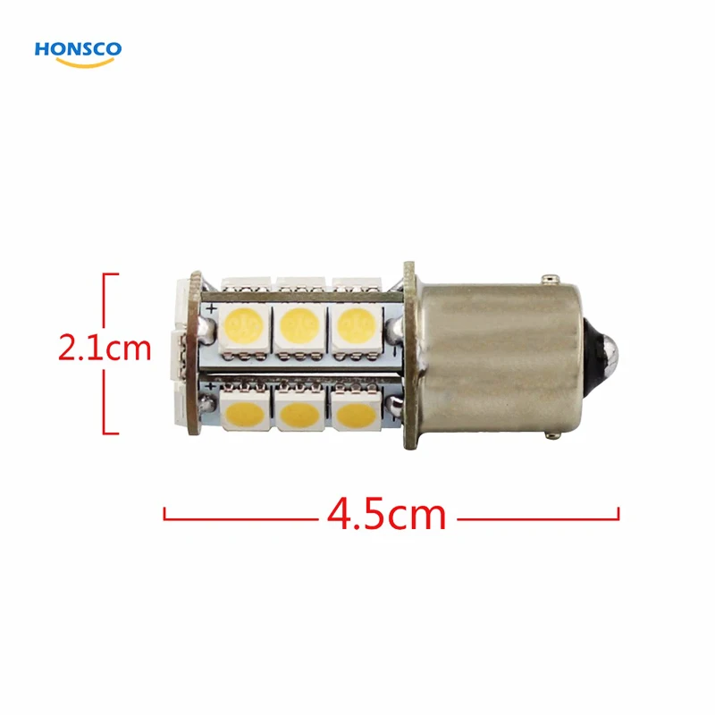 2X DC 24V BA15S 1156 светодиодный Клин лампа 1142 1157 BAY15D тормоза автомобиля световой сигнал, 18, 24 месяцев и 27 Smd 5050 теплый белый хвостовые лампы для грузовика