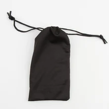1 шт. полиэфирные чехлы для солнцезащитных очков, мягкая ткань, пылезащитный чехол для оптических очков, черная сумка, Прямая поставка