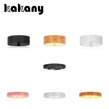 

Kakany Original 1: 1 Progressive High Quality Wristband Micro Inlaid Zircon Ring, Suitable for European Women Fashion Jewelry
