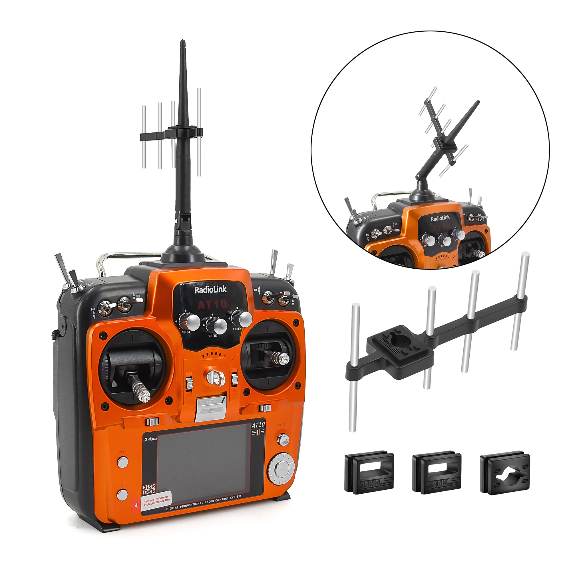 

STARTRC Radiolink AT10 II Signal Booster Yagi Antenna Range Amplifier For Radiolink AT10 II Controller Signal Extender 2.4Ghz