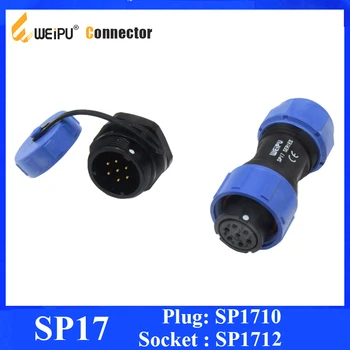 

Original Weipu SP17 Connector 2 3 4 5 7 9 10 Pin Docking Female Plug Male Front mount Socket Dust Cap SP1710/S* & SP1712/P*