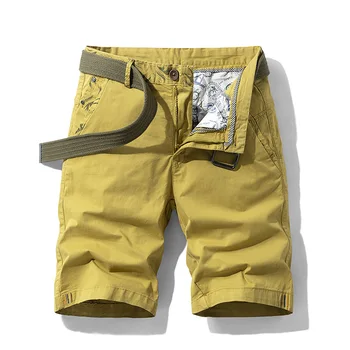 

Micro-elastic Summer Leisure Shorts Version Slim Fit Leisure Pants Men Chao Middle Pants Five Points Pants Beach Pants Big