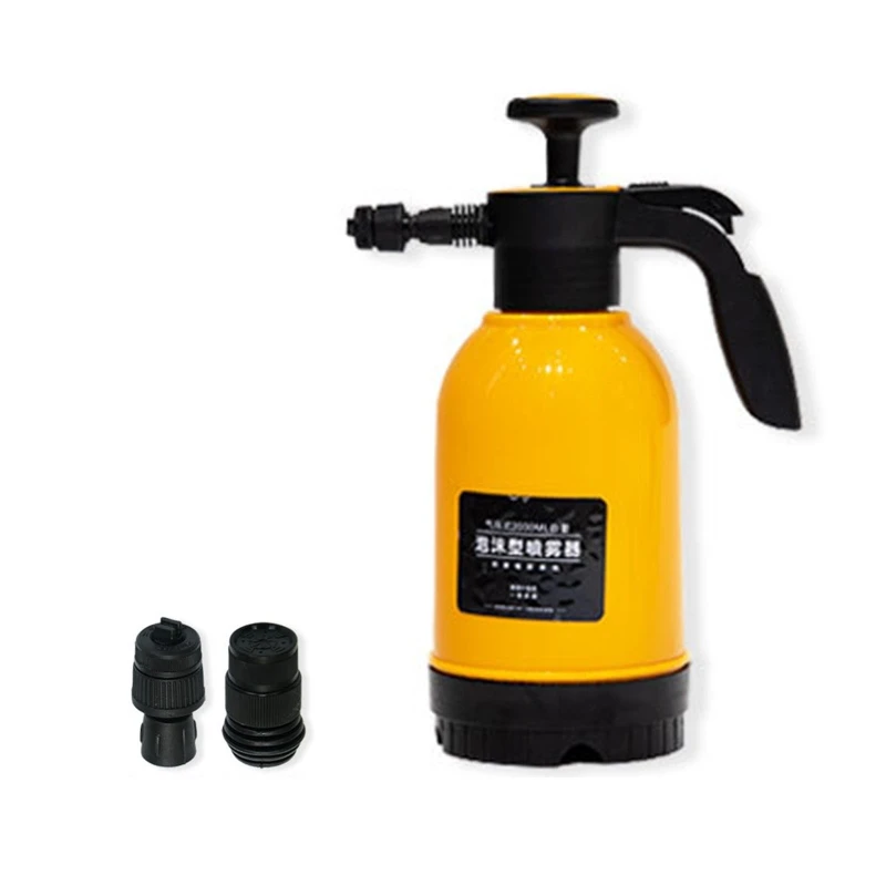 Hand Pump Foam Sprayer Pneumatic Cannon Wash Spray Bottle Car Window Cleaning 2l D0uc Water