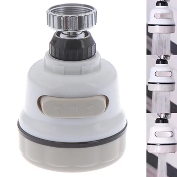 

360 Rotary Kitchen Bathroom Faucet Adapter Shower Splash Water Booster Can Extend The Bubbler Factory Direct Sales Volume