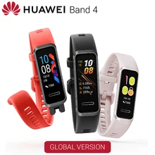 Смарт-часы huawei Band 4, глобальная версия, Смарт-часы, пульсометр, монитор здоровья, новые часы с usb-разъемом, зарядка, защита от воды