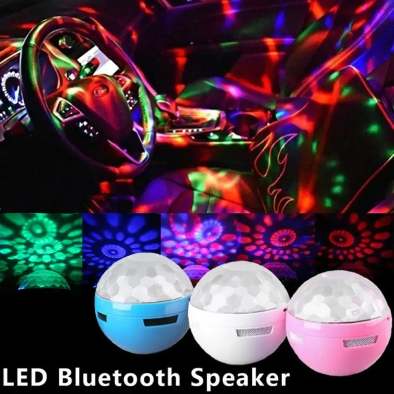 Перезаряжаемый Bluetooth MP3 плеер кристалл магический диско шар телефон дистанционное управление цифровой RGB танцевальные шары светильник s сценический светильник