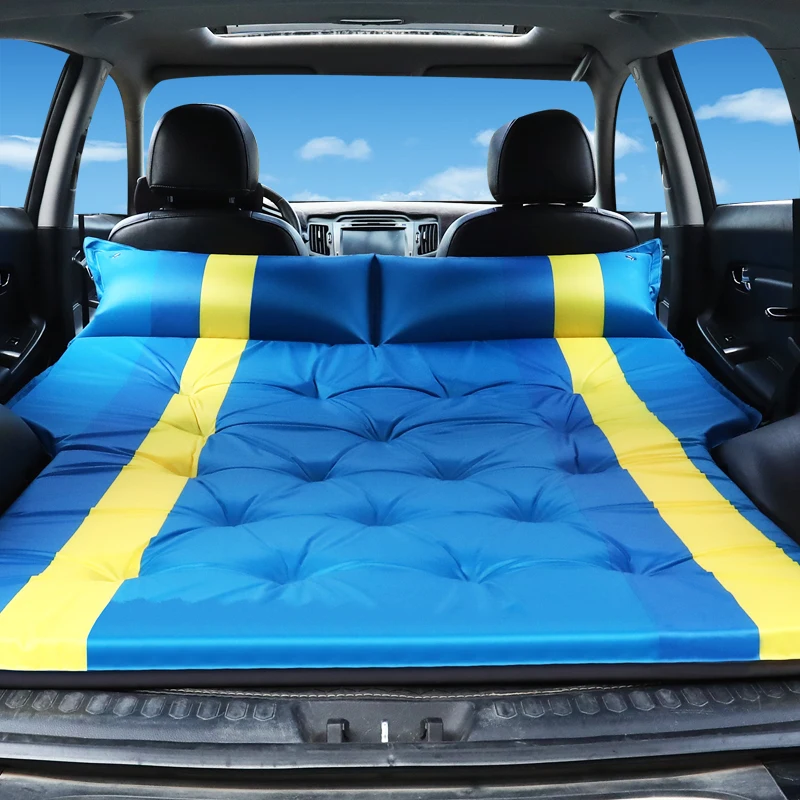 Automobile travel air cushion bed Inflatable bed Hand Sew Car For Kia K5 Optima 2011 2012 2013 - Color Name: Yellow