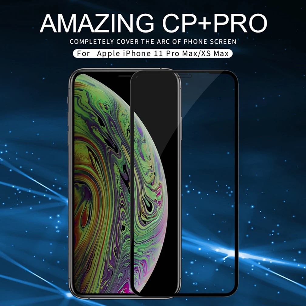 Nillkin полное покрытие стекло для iPhone 11 Pro Max CP+ Pro Закаленное стекло пленка для iPhone 11 Pro Защита от царапин экрана