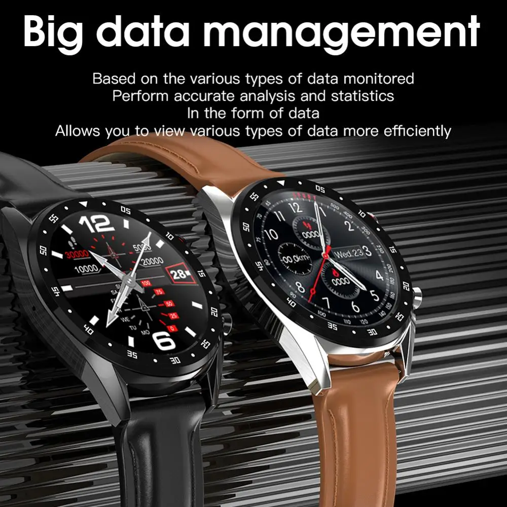 Bluetooth Smart watch black and white Wireless watch IP68 Waterproof sleep monitoring call reminder watch for men and women