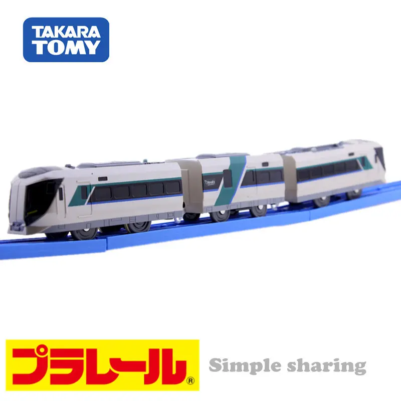 Takara Tomy Pla Rail Plarail S-36 Tobu Железнодорожный лимит Express Liberty японский железнодорожный поезд моторизованный Электрический локомотив модель игрушки