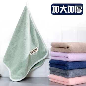 

Large Thicken Face Towels Cotton Soft Green Quick Drying Super Absorbent Adults Face Towels Home High Quality Face Towels MM60YJ
