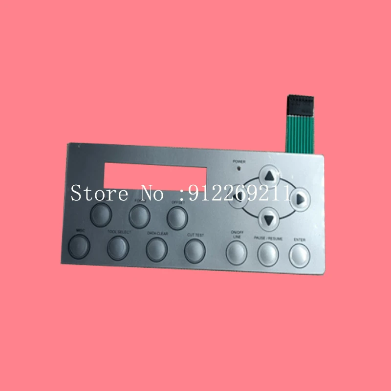 For GCC Cutting Plotter Keyboard Mask for Jaguar Cutter Control Button Panel Film Membrane Switch Panel printer roller