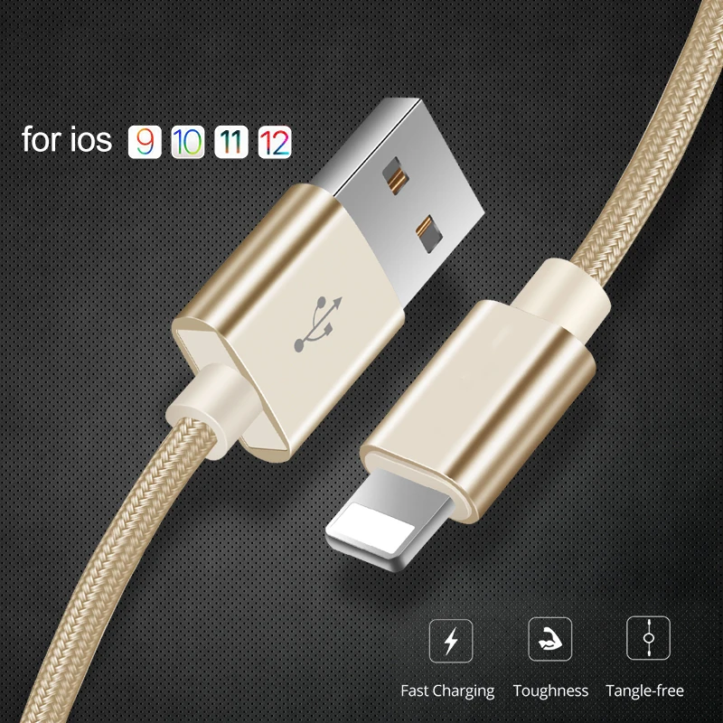 3.1A USB кабель для быстрой зарядки для iPhone XS Max XR X 8 7 6 6S 5 5S iPad кабель для мобильного телефона кабель для быстрой зарядки данных