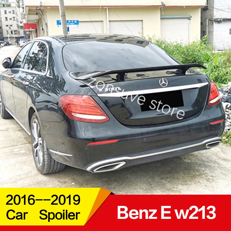 Используется для Mercedes-Benz E-class W213 спойлер 17 18 19 лет заднего крыла арматура Клея Аксессуары без перфорации