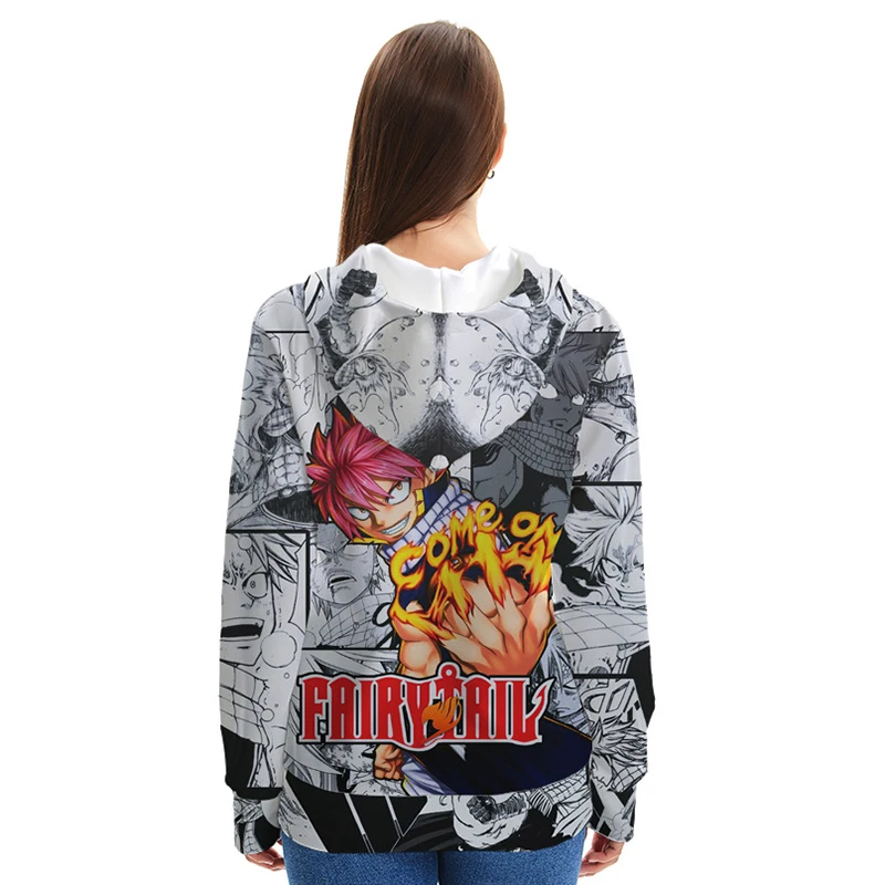 FAIRY TAIL Etherious Natsu Dragneel модная куртка с капюшоном, костюм для косплея, весна-осень, мужские и женские толстовки на молнии с капюшоном
