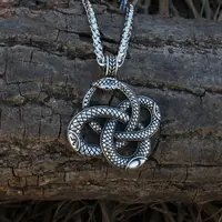 SanLan Snake Infinite Auryn Gothic Pendant Necklace Neverending-Story 1