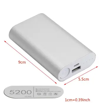 

5200mAh 5V USB Power Bank Case Kit 2x18650 Battery Charger DIY Box For Phone GPS H55F