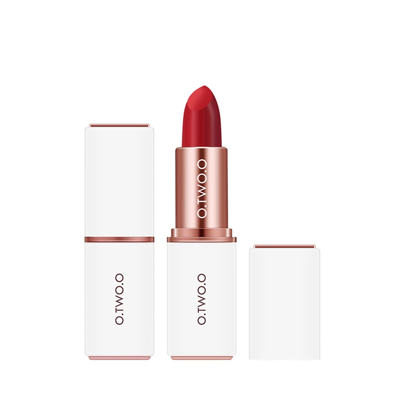 O. TWO. O Макияж матовая губная помада водостойкая Make Up Batom Maquiagem Rouge A Levre Косметическая стойкая Красная губная помада Batom Tint