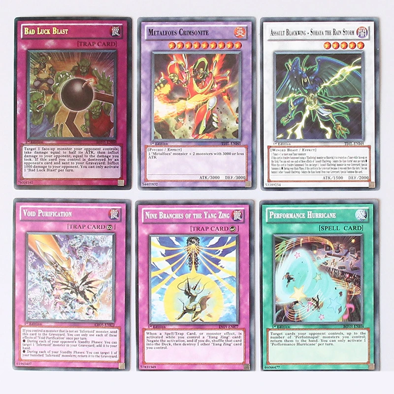 Игровые карты Yu Gi Oh в стиле аниме Япония мультфильм коллекция Yugioh коробка для