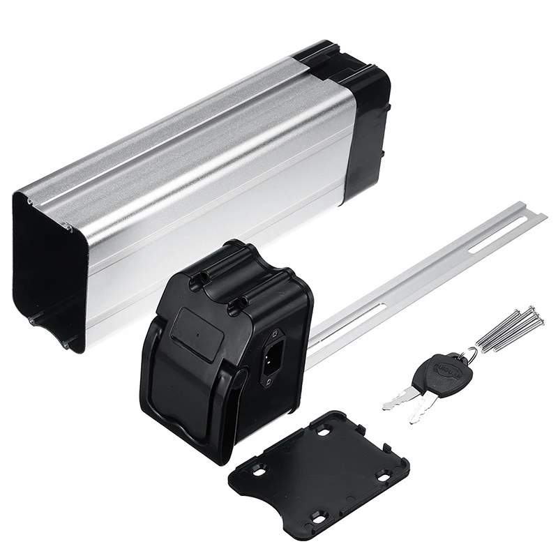 Electric Bike 36V/48V Large Capacity Battery Case 18650 Holder Case E-Bike Accessories DC Head