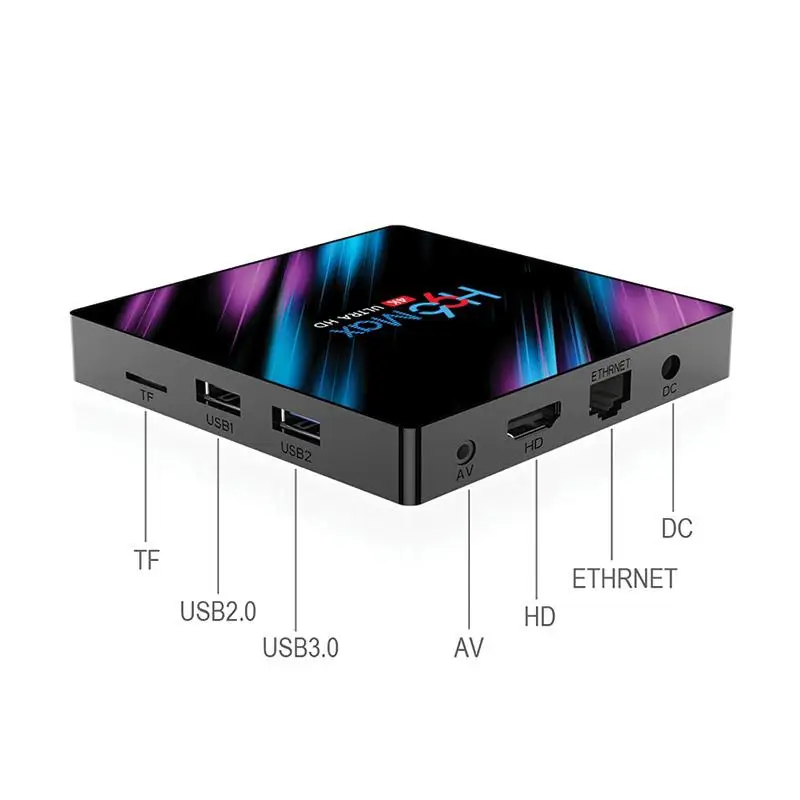 

TWISTER.CK H96 max 3318 Quad-Core 4+64G Android 9.0 HD Smart Network Media Player TV Box
