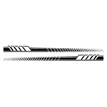 

Hot Selling 2pcs Car Side Body Sticker Vinyl Decal Long Stripe Car Sticker DIY Car Body Decals For Mercedes Benz 190x11.5CM