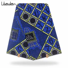 6 ярдов, новая мода, Африканский настоящий голландский воск, новая мода, Анкара, восковая ткань с принтом, нигерийская хлопковая восковая ткань, F912-10