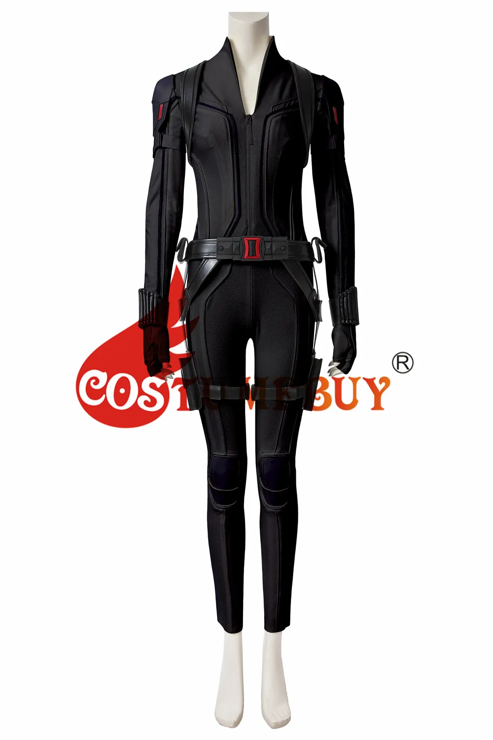 Full Set(No shoes) CostumeBuy, черный костюм Наташи ромаофф, черный костюм для взрослых, Женский костюм супергероя, черная вдова, сексуальный комбинезон, костюм L920 - Цвет: Full Set(No shoes)