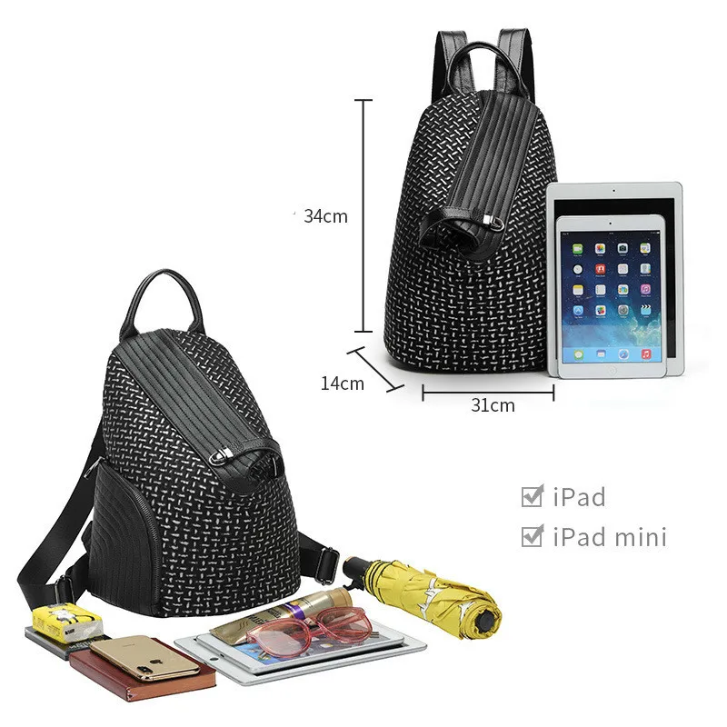 Новые женские сумки модные кожаные рюкзаки для девочек Sac A Dos Школьный Рюкзак