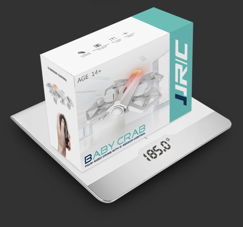 JJRC H63 детский Краб 2,4 г датчик гравитации высота удержания Безголовый режим мини радиоуправляемые дроны Дрон Квадрокоптер RTF белый VS H40 H71