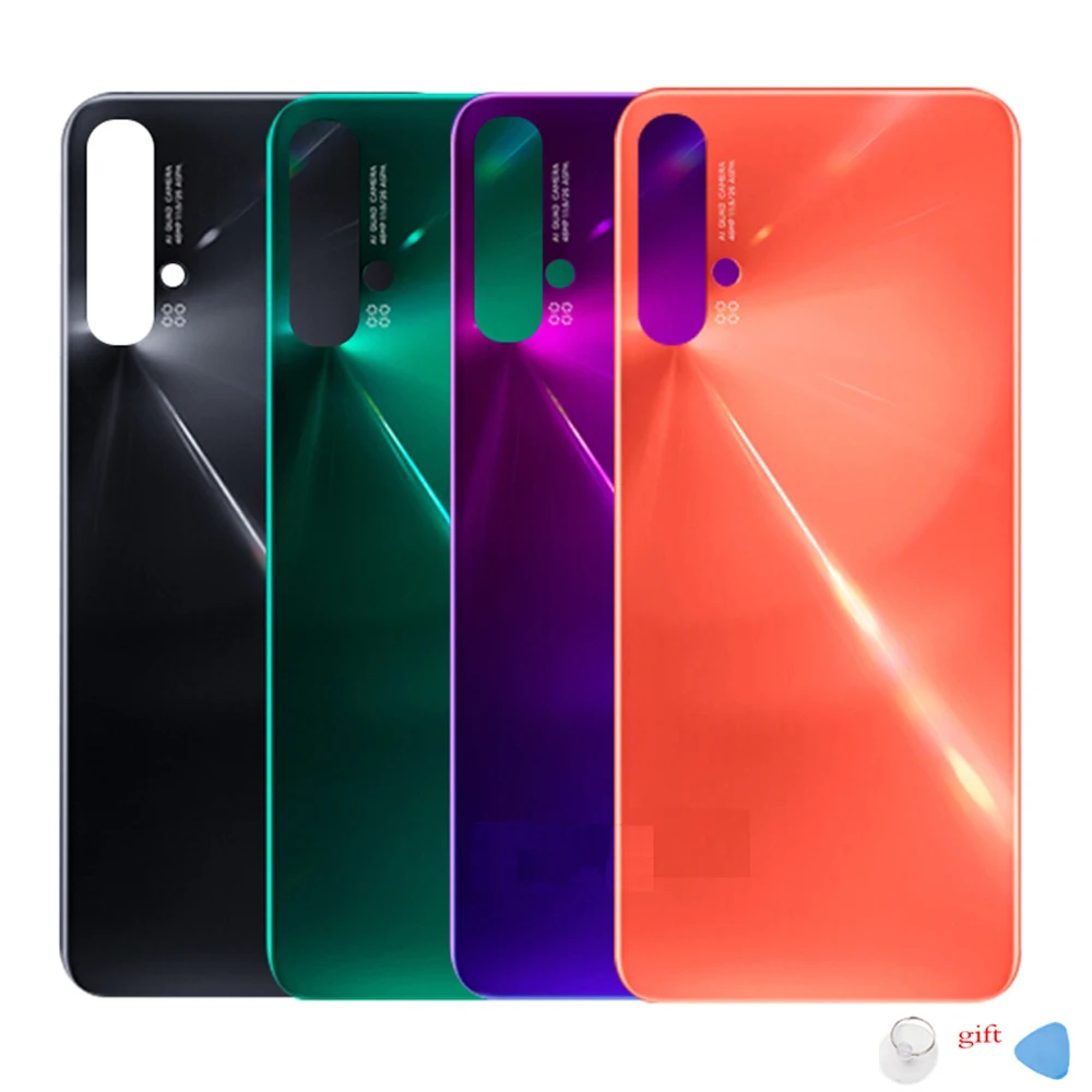 Корпус двери для huawei Nova 5 крышка батареи для huawei Nova5 Задняя Крышка Ремонт Запасные части