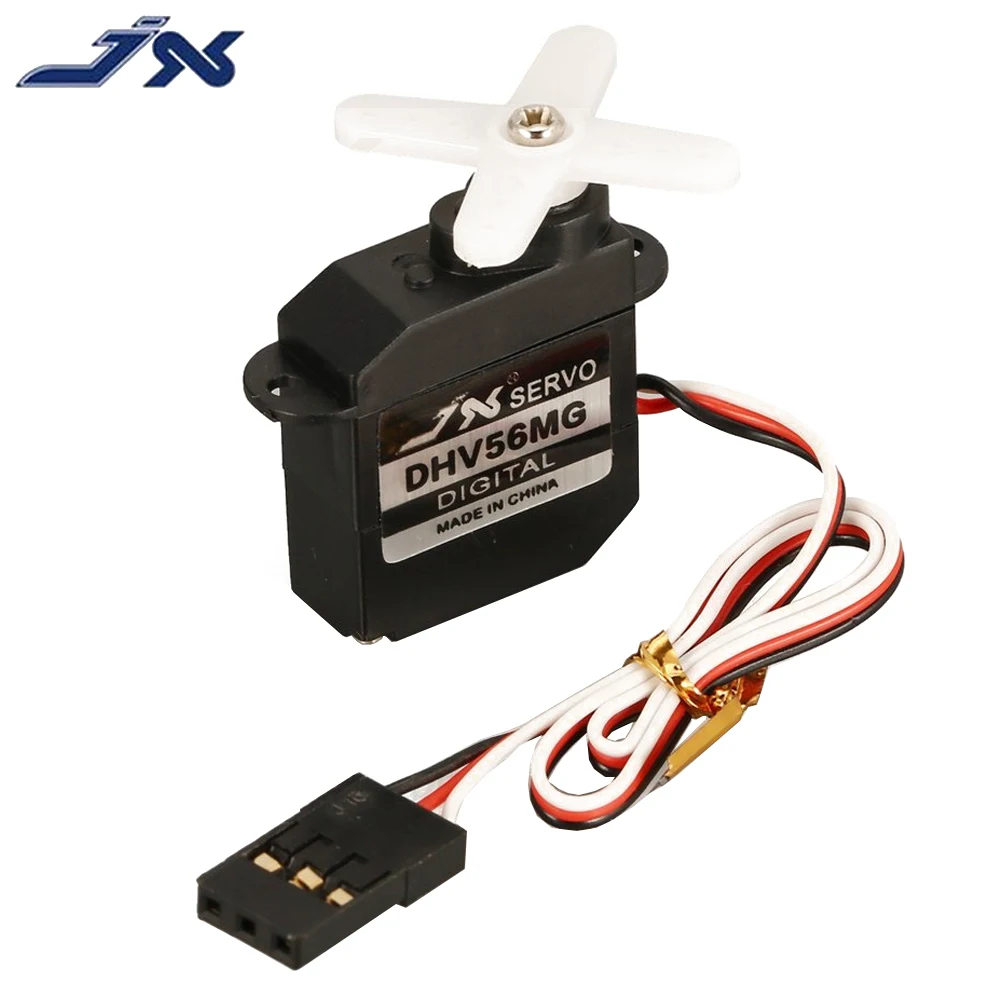 JX PDI-DHV56MG мини рулевой крутящий момент Цифровой Металлический Редуктор без сердечника сервопривод для RC маленький самолет с неподвижным крылом модель самолета запасная часть для радиоуправляемых моделей