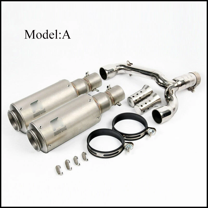 GSR400 600 BK400 600 мотоцикл Exhuast полная система выхлопной трубы глушители среднего подключения трубы справа слева для Suzuki slip on