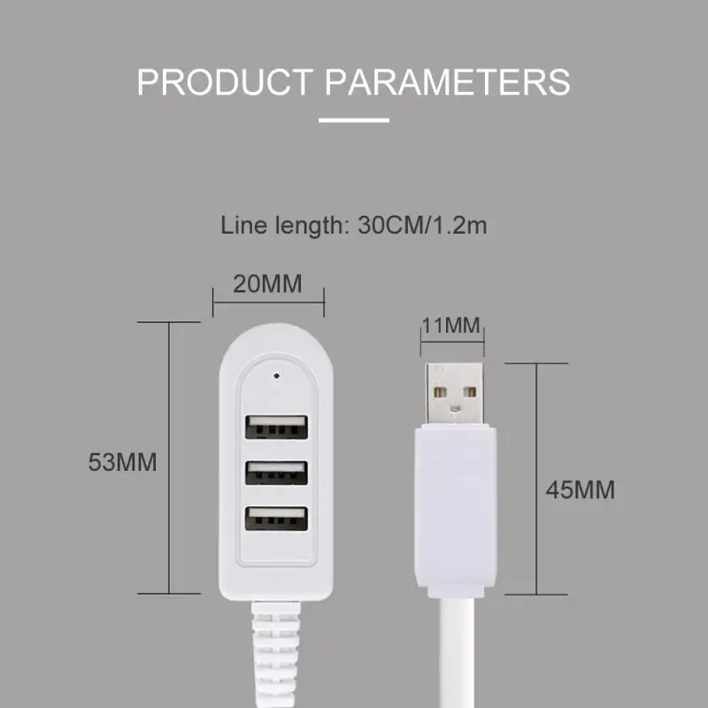 Высококачественный Usb высокоскоростной 3 порта мультихаб разветвитель расширения Настольный ПК ноутбук адаптер дропшиппинг
