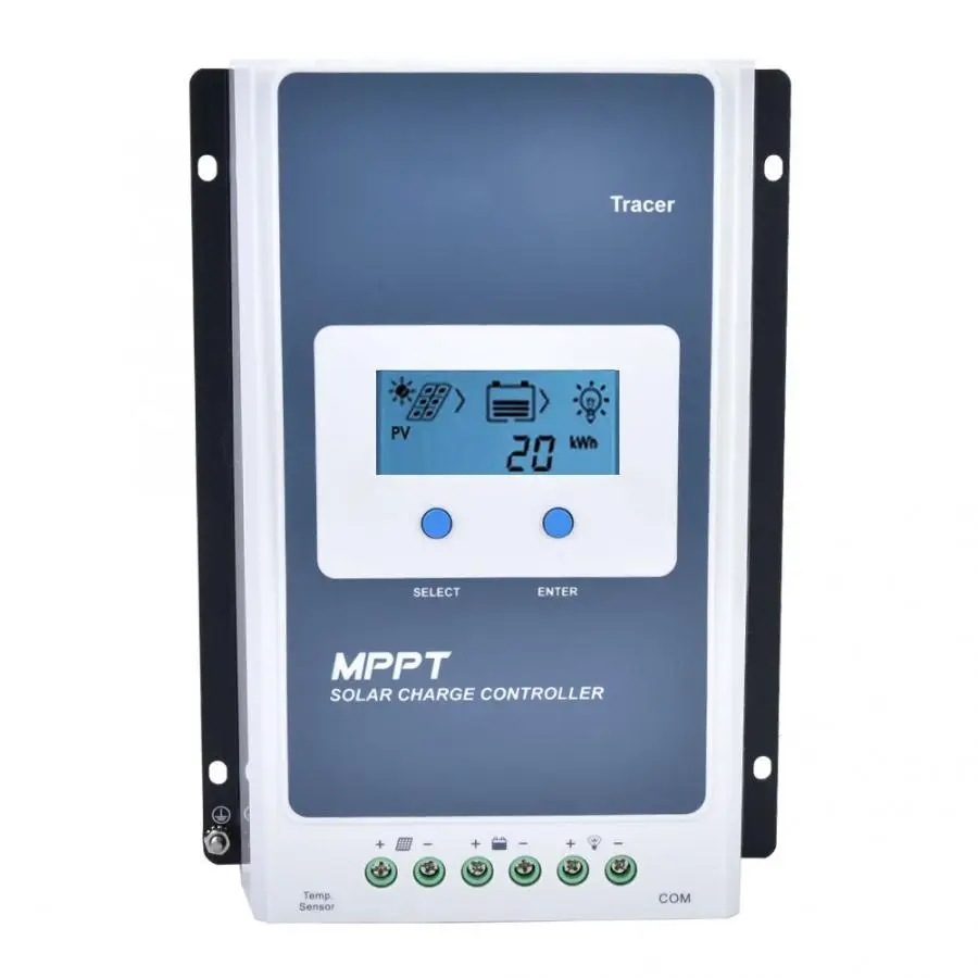 MPPT30A солнечный заряд r контроллер 12 В/24 В 3210AN солнечный регулятор заряда с ЖК-дисплеем солнечной зарядки