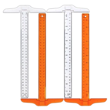

12inch 30cm Gauge Office Layout Work Drafting Supplies Marking Hand Tool T Ruler
