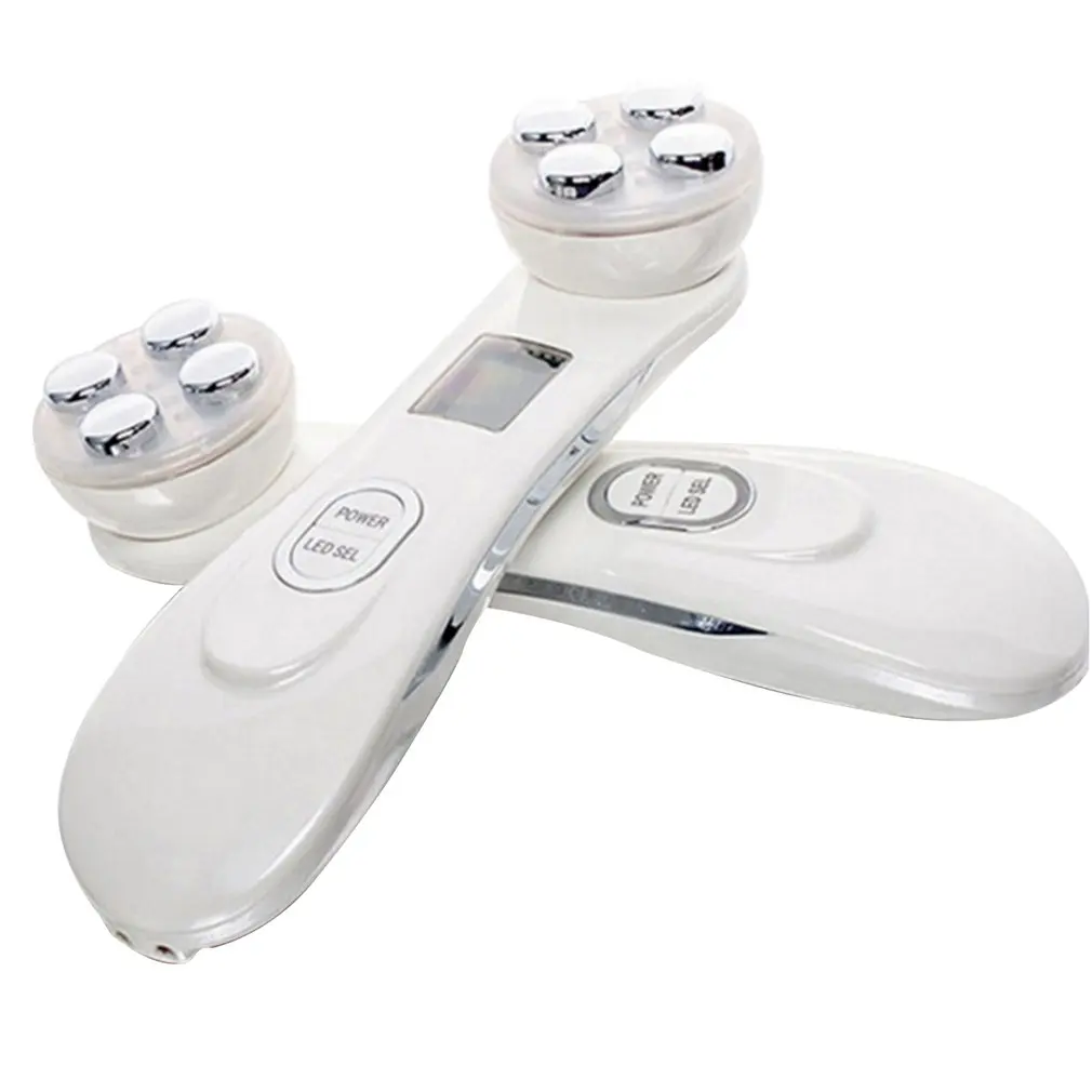 New Facial Mesotherapy Electroporation LED Radio Frequency Skin Care For Face Lift Tighten Wrinkle Removal Facial Massager