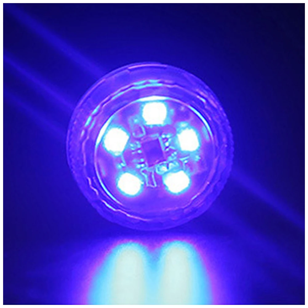 Blue 5LED 4 шт беспроводной светодиодный Автомобильный Дверной открывающийся Предупреждение ющий проблесковая лампа мигает анти-задние столкновения предохранительные лампы CSL88 - Испускаемый цвет: Blue 5LED