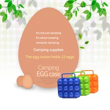 12 шт яиц пластиковый контейнер держатель складная ручка ящика для хранения яиц чехол специально разработан для переноски яиц легко