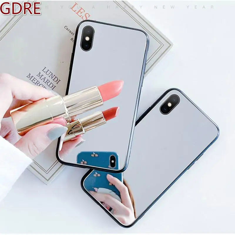 Зеркальный чехол для Xiaomi Redmi 8T 7A 8A k20 Note8Pro Note7 6 задняя крышка 9T 9 8lite A2 lite Мягкий