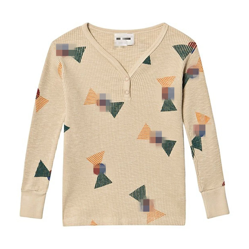 Pre-sale Autumn ZMHYAOKE New Arrival Toddler Girls T-shirt Long Sleeve Print Baby Boy Clothes Girls T-shirt Tops BOBO CH