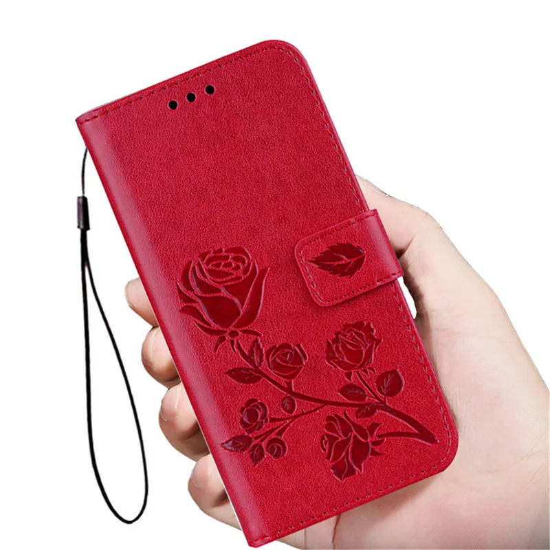 cute huawei phone cases Luxury Embossed 3D Flower Case for Huawei Nova Plus Smart Young Lite 2017 CAN-L11 PU Leather Wallet Flip Phone Case Bag Cover huawei silicone case