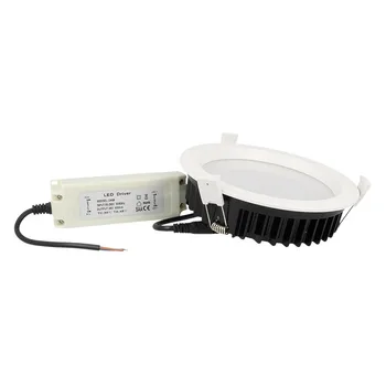 

LEDLUX FP0925C 25W warm white headlight Led recessed ceiling lamp round for mall Diameter 170mm IP44