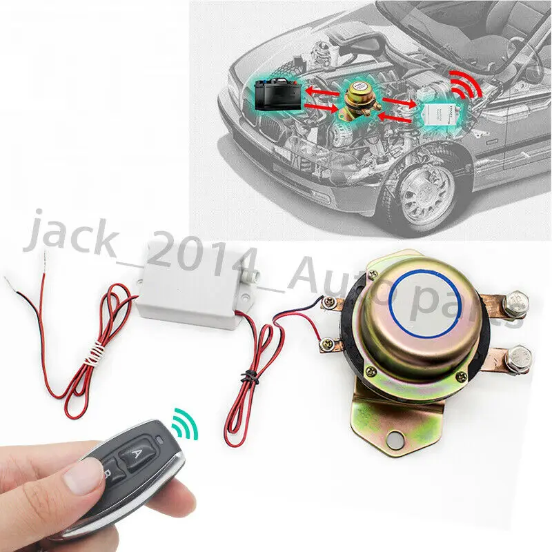 

Wireless Car Power Switch Control Kit Battery Off Latching Relay 12V Remote 3PCS