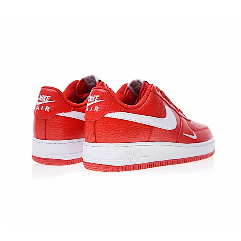 Оригинальные подлинные мужские кроссовки для скейтбординга от Nike Air Force 1 Mini Swoosh, дизайнерские спортивные кроссовки, новинка 820266-021