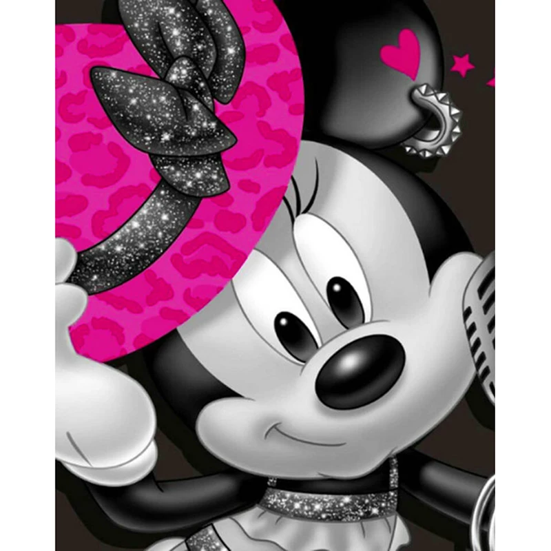 5D DIY Diamond Embroidery Minnie Needlework Painting Cross Stitch kits cartoon picture Rhinestones Home decor | Дом и сад